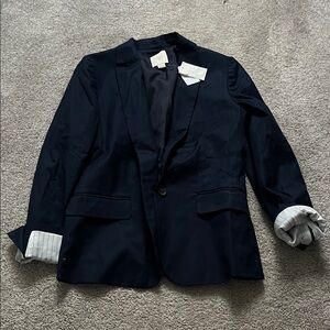 J. Crew Elegant Dark Blue Blazer